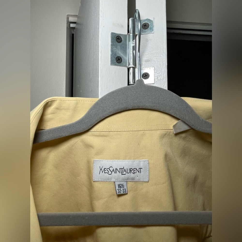 YSL yellow button up! - Picture 4 of 4